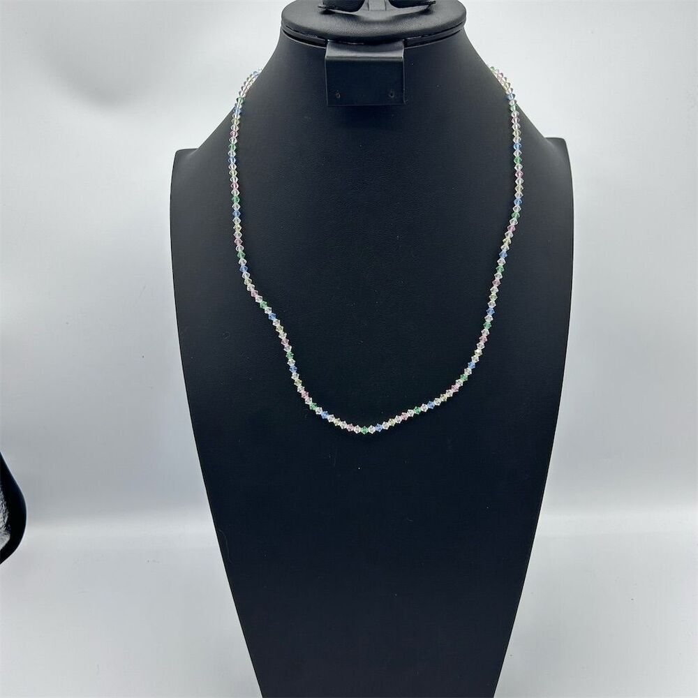 Multicolor Beaded Necklace Bracelet Set